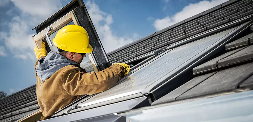Skylight Flashing Repair in Evanston